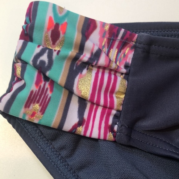 ART CLASS Aztec Multi  Color 2 piece Swimsuit Bathing Suit Tankini Girl's XS - Picture 7 of 16